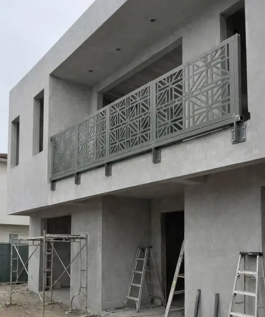 Balcony jaali railing