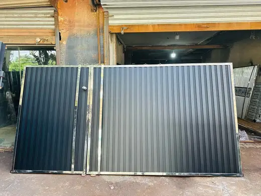 Grey main gate