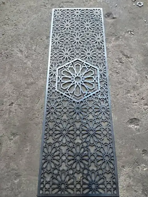 Laser-cut jaali sheet